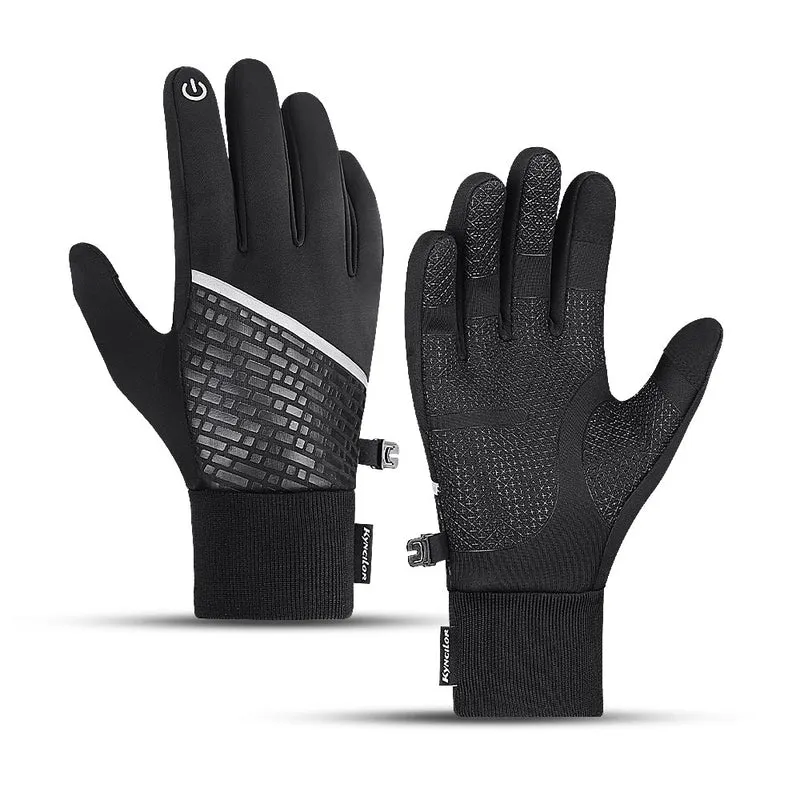 Fleece-Lined Winter Gloves - Water-Resistant & Wind-Resistant