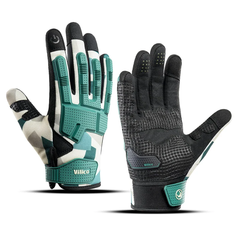 Full-Finger Gel Padded Riding Gloves
