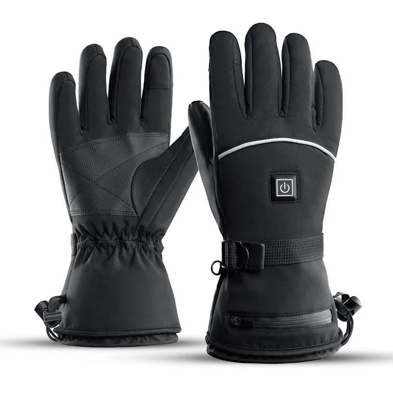 Rechargeable Heated Winter Bike Gloves