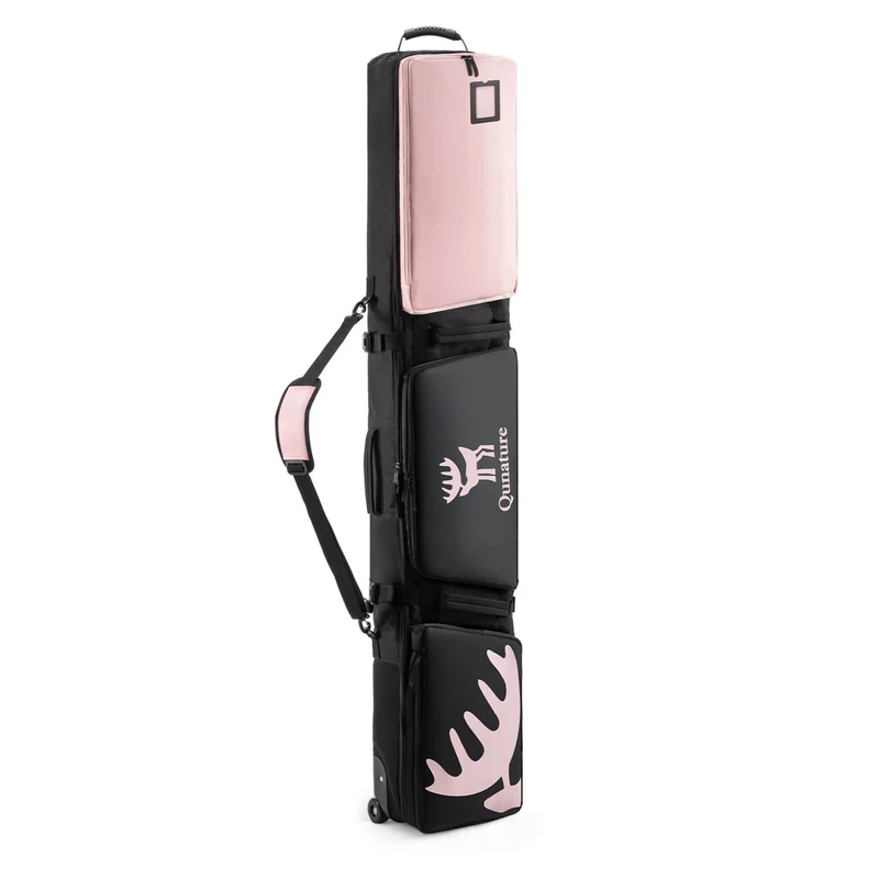 Qunature Ski- und Snowboardtasche mit Rollen für 140–162 cm Länge