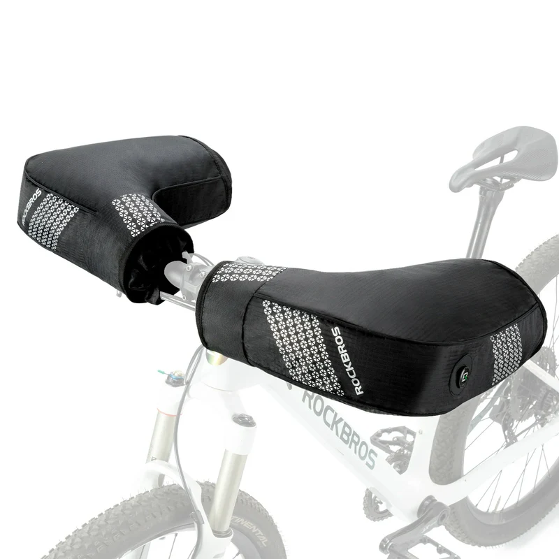 Lenkerstulpen Handschuhe Lenker Fahrrad Winter Thermo Warme Verdickte Wasserabweisende