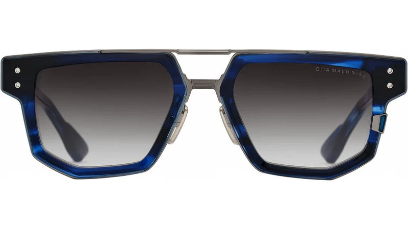Mach-Nine Blue Swirl