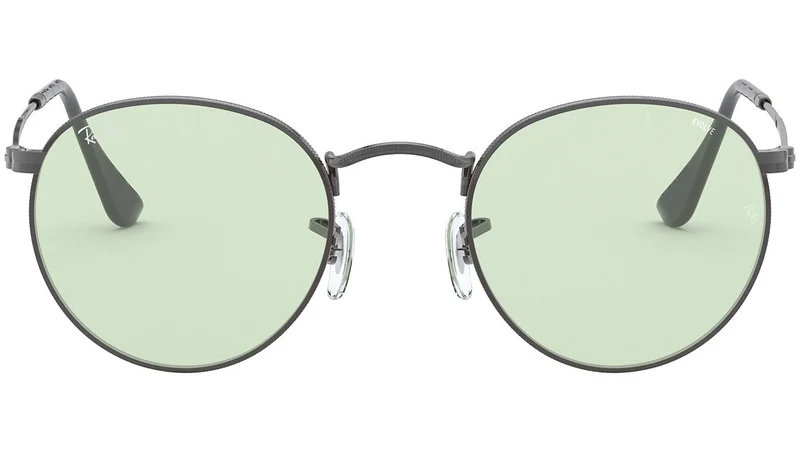 Round Solid Evolve RB3447 gunmetal green